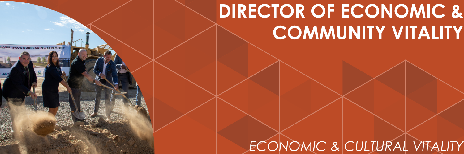 The Director of Economic & Community Vitality provides strategic leadership and oversight for the city’s economic development, community relations, marketing, and special events functions. This position is responsible for fostering a vibrant local economy by attracting and retaining businesses, enhancing community engagement, and promoting Commerce City as a dynamic place to live, work, and visit.